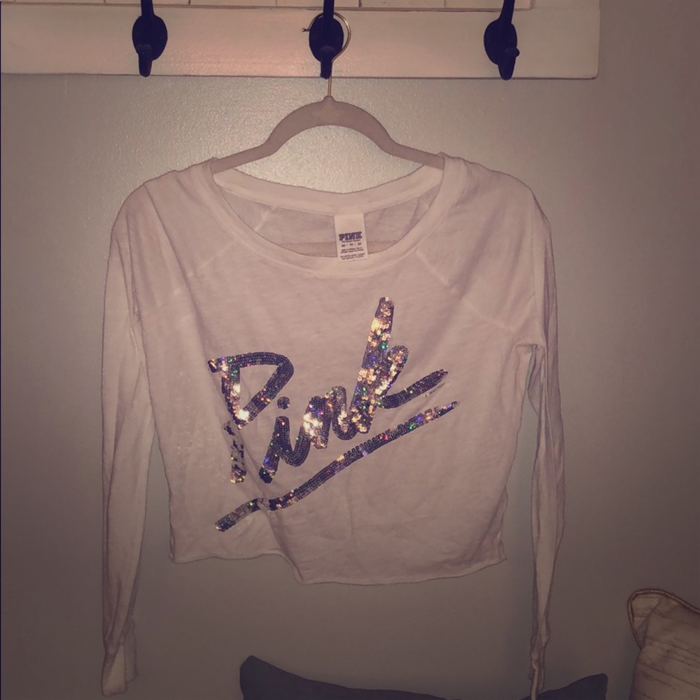 VS PINK Sparkle Crop-top